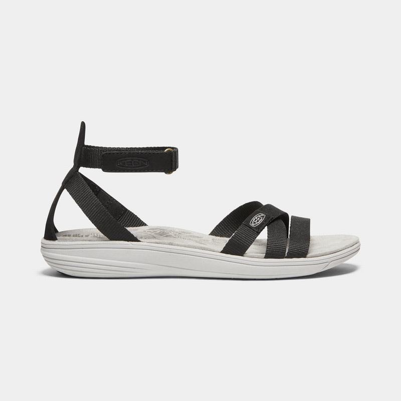 Keen Damaya Ankle Strap Womens Sandals Black NZ Sale (5901-OGZJM)